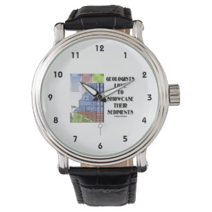 Geologe-Liebe, ihre Sedimente zur Schau zu stellen Armbanduhr
