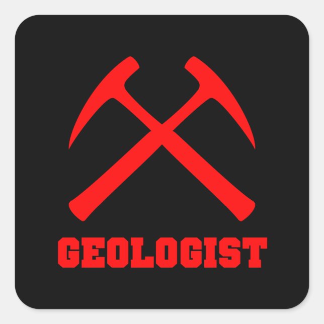 Geologe Sticker (Vorderseite)