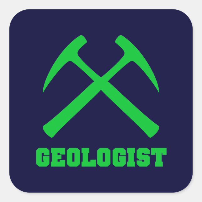 Geologe Sticker (Vorderseite)