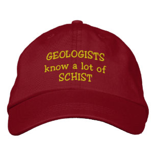 Geologen kennen viele SCHIST-Hut Bestickte Baseballkappe