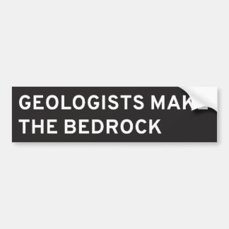 Geologen machen das Grundgestein Autoaufkleber