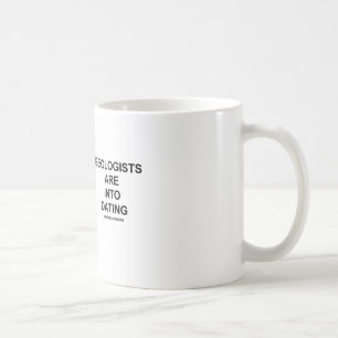 Geologen sind in verabredeten (geologischer Spaß) Kaffeetasse