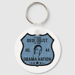 Geologeobama-Nation Schlüsselanhänger