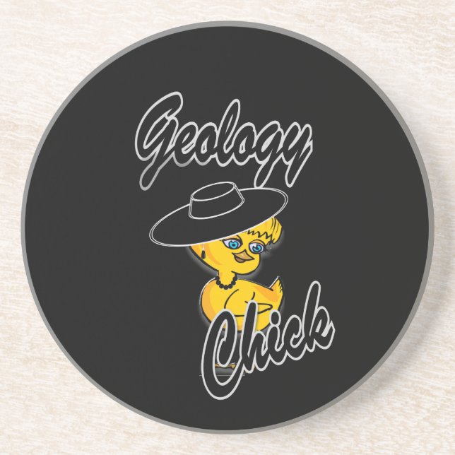 Geologie Chick #4 Getränkeuntersetzer (Vorne)