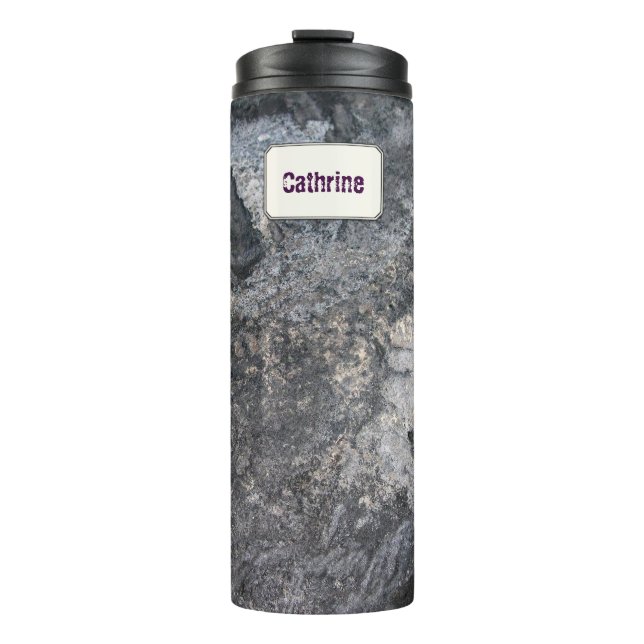 Geologie-dekorativer Thermosbecher (Vorderseite)