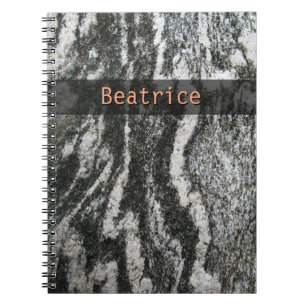 Geologie-dekoratives katzenartiges Muster Notizblock