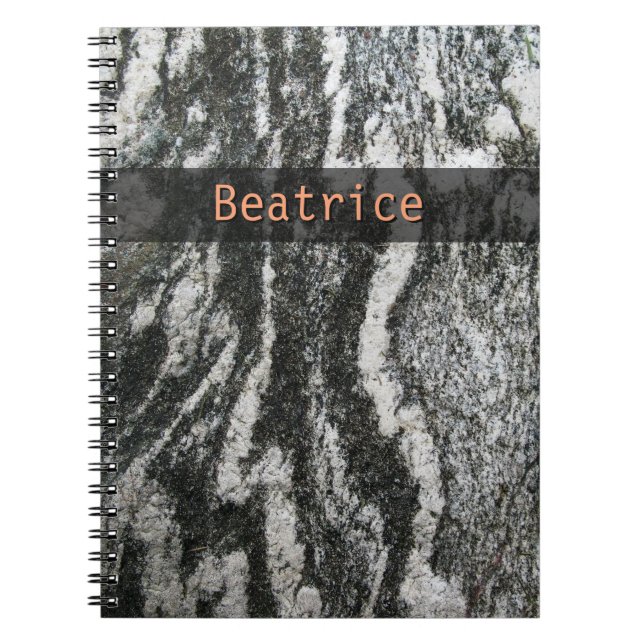Geologie-dekoratives katzenartiges Muster Notizblock (Vorderseite)