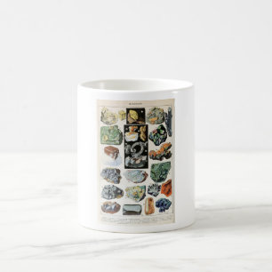 Geologie der Vintagen Mineralien Kaffeetasse