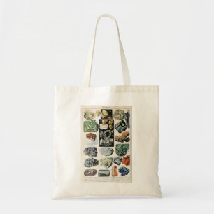 Geologie der Vintagen Mineralien Tragetasche