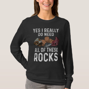 Geologie Earth Scientists Geologen Mineral Collec T-Shirt