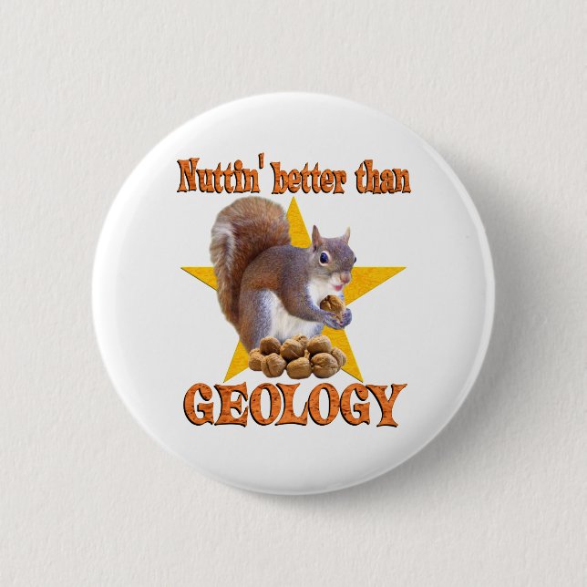 Geologie-Eichhörnchen Button (Vorderseite)
