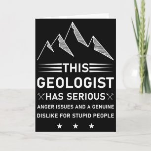 Geologie Erdwissenschaft Lustiges Geologe T-Shirt_ Karte