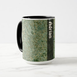 Geologie-Felsen-Beschaffenheit mit Namen Tasse