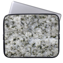 Geologie-Felsen-Beschaffenheits-weißer Laptopschutzhülle