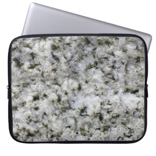 Geologie-Felsen-Beschaffenheits-weißer Laptopschutzhülle