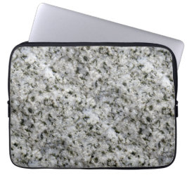 Geologie-Felsen-Beschaffenheits-weißer Laptopschutzhülle