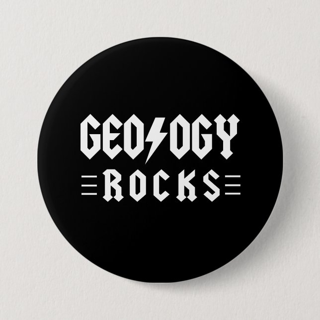 Geologie-Felsen Button (Vorderseite)
