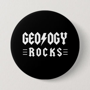 Geologie-Felsen Button
