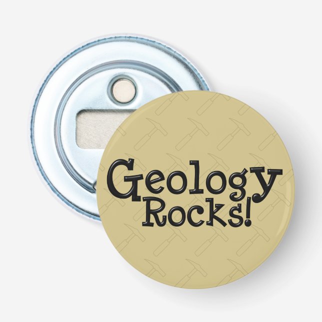 Geologie-Felsen! Flaschenöffner (Vorderseite)