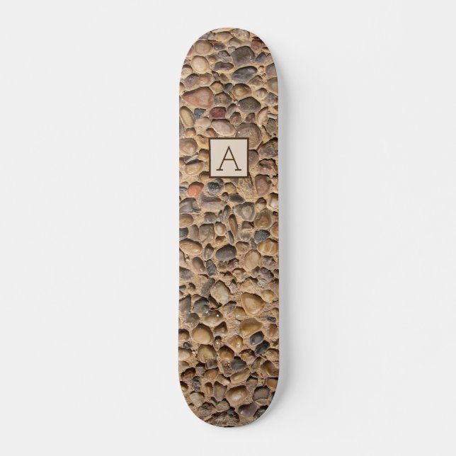 Geologie-Fluss-Steine mit kundenspezifischem Skateboard (Vorne)