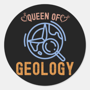 Geologie Geburtstag, Geologie Edelsteine, Geologe Runder Aufkleber