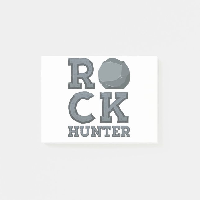Geologie Geologin Rock Hunter Post-it Klebezettel (Vorderseite)