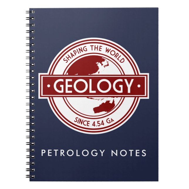 Geologie - Gestaltung des Logos für die Welt (Asie Notizblock (Vorderseite)