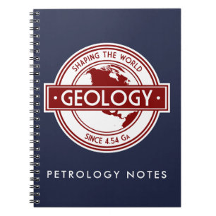 Geologie - Gestaltung des World North America Logo Notizblock
