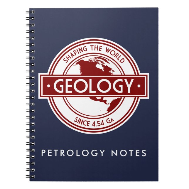 Geologie - Gestaltung des World North America Logo Notizblock (Vorderseite)