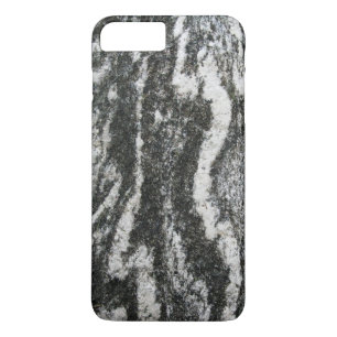 Geologie-grauer Felsen mit katzenartigem Muster Case-Mate iPhone Hülle