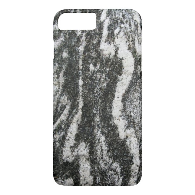 Geologie-grauer Felsen mit katzenartigem Muster Case-Mate iPhone Hülle (Rückseite)