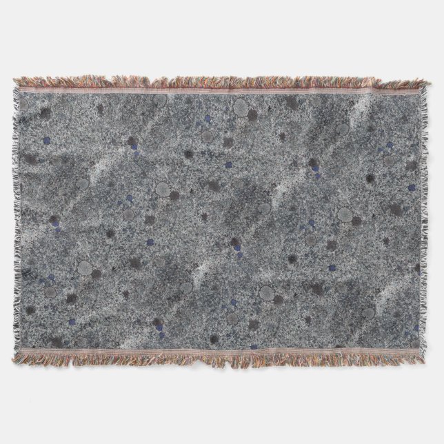 Geologie-grauer Granit-Felsen mit blauen Details Decke (Vorderseite)
