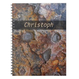 Geologie-Grungy Felsen-Beschaffenheits-Foto Notizblock