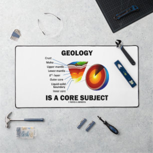 Geologie ist ein Kernfach der Erdkunde Schreibtischunterlage
