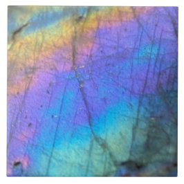 Geologie Labradorite Stone Farbiges Kristallmuster Fliese