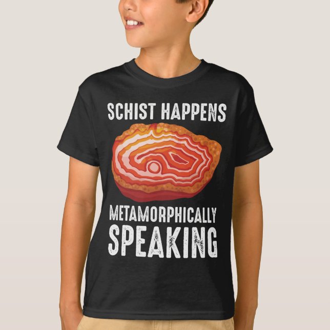 Geologie Mineral Geode Wissenschaftler Funny Geolo T-Shirt (Vorderseite)
