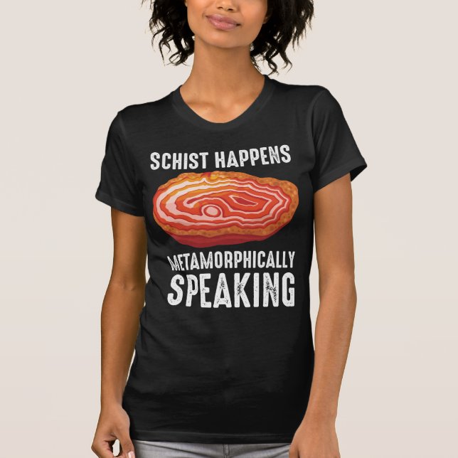 Geologie Mineral Geode Wissenschaftler Funny Geolo T-Shirt (Vorderseite)