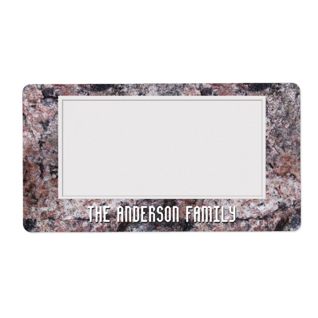 Géologie Pinkish Rock Texture Sticker de stockage (Devant)