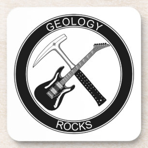 Géologie Rocks dessous de verre en plastique dur