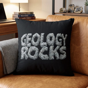 Geologie Rocks - Geekiger Humor Erdwissenschaften Kissen