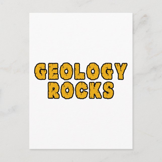 Geologie Rocks Postkarte (Vorderseite)