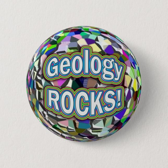 Geologie ROCKT!  Button (Vorderseite)