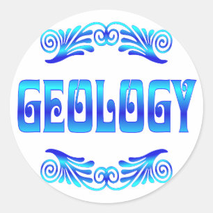 GEOLOGIE RUNDER AUFKLEBER