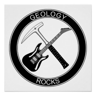 Geologie schaukelt Plakat Poster