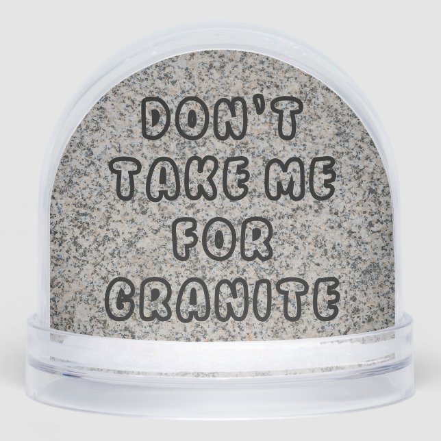 Geologie Schneekugeln (Vorderseite)