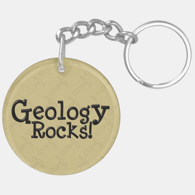 Geologie-Steine! Akrylkette Schlüsselanhänger (Rückseite komplett)