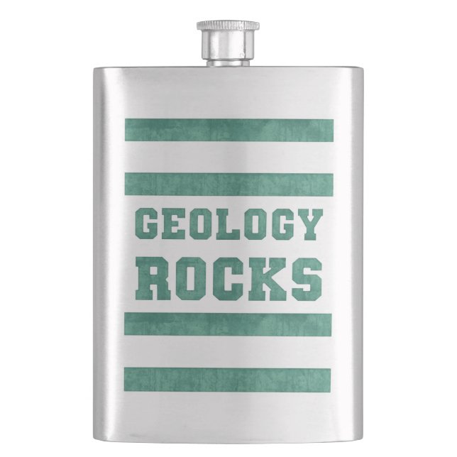 Geologie-Steine! Flachmann (Vorderseite)
