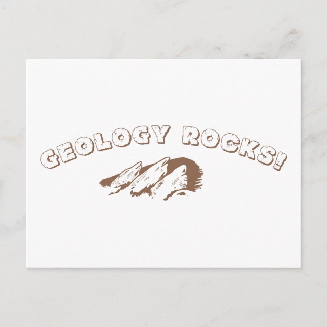 Geologie-Steine! Postkarte (Vorderseite)