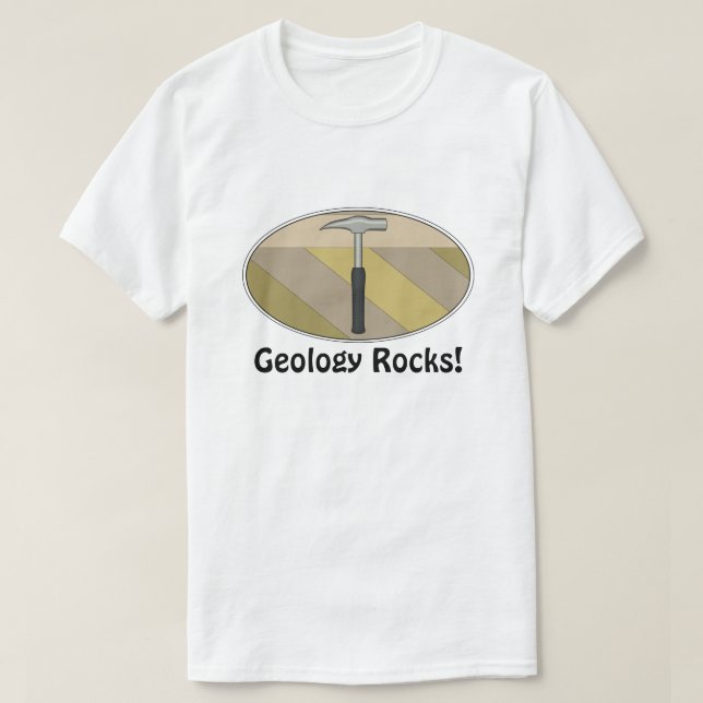 Geologie-Steine! T-Shirt (Design vorne)