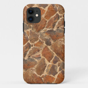 Geologie-Stonewall-Muster-warmes Goldenes Case-Mate iPhone Hülle